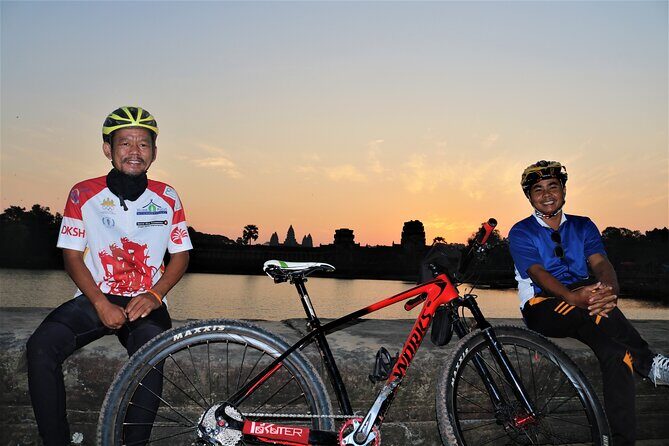 Angkor Sunrise Expedition Cycling Through Serene Backroads - Sunrise at Angkor Wat, but on your terms