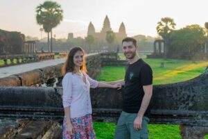 Angkor Sunrise Vespa Tour / Tuk Tuk or Car - How the small-group Vespa day actually feels in motion
