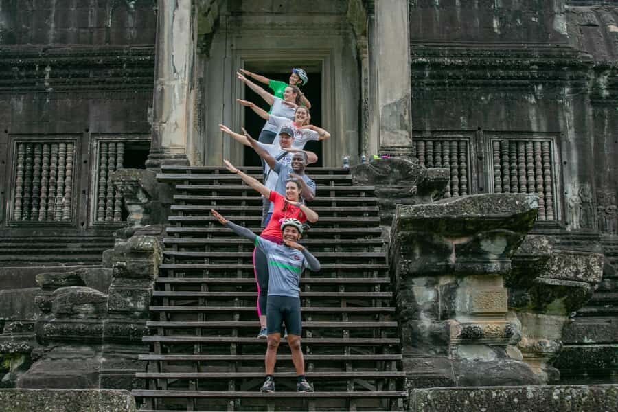 Angkor Wat: Guided Sunrise Bike Tour w/ Breakfast and Lunch - Bayon and Ta Prohm: temples by bike, not by hurry