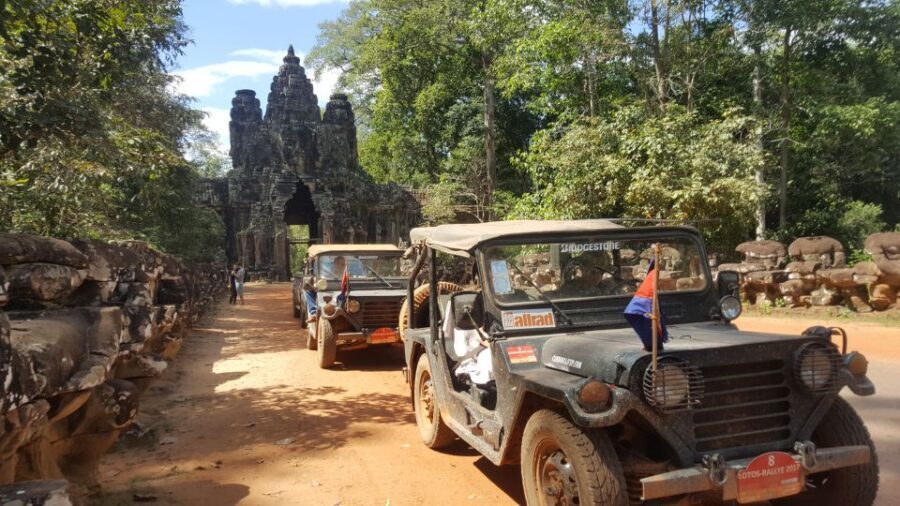 Angkor Wat in a vintage Jeep with driver - jeep rental - A Vietnam-era M151 MUTT Jeep Gets You Into Angkor’s Back Roads