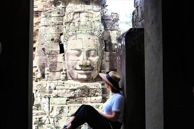 Angkor Wat Sunrise and Tonle Sap Lake 1.5 Days - Angkor Thom South Gate and Bayon: big ideas, close up