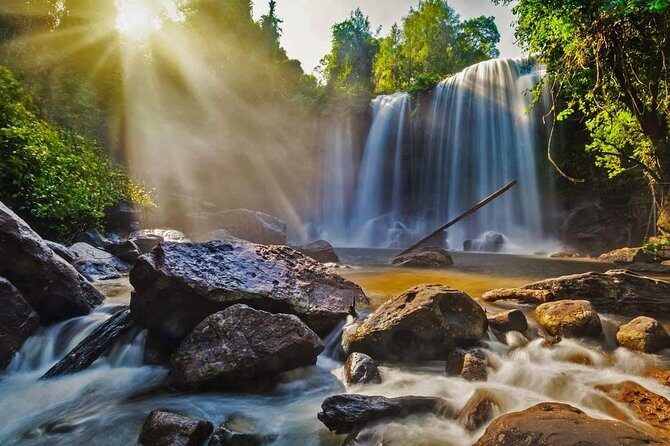 Kulen Waterfall & 1000 Linga River Small-Group Tours - Phnom Kulen Waterfalls: swim time, but yes, plan for walking