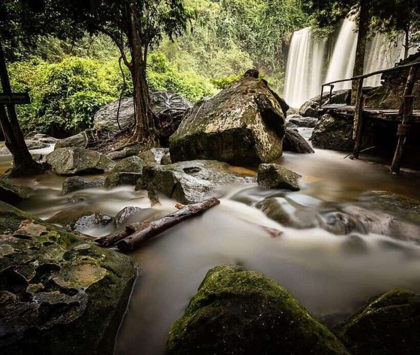 Phnom Kulen Waterfall & the Sacred 1000 Lingas (with Lunch) - Kulen Waterfall: two tiers, real swimming time, and photo angles