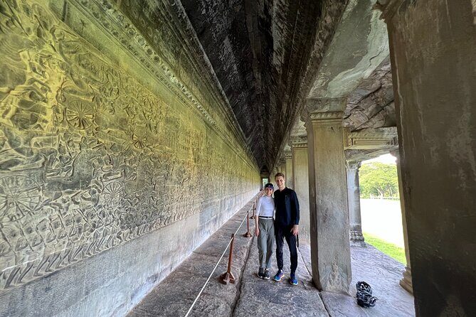 Private Angkor Wat Sunrise Tour with Lunch Included - Angkor Wat: long bas-reliefs and ancient passageways