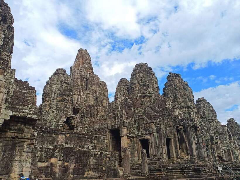 Siem Reap: Angkor Wat Private Tour by Tuk Tuk - Baphuon and Phimeanakas: causeways, a repaired reclining Buddha, and a climb for views