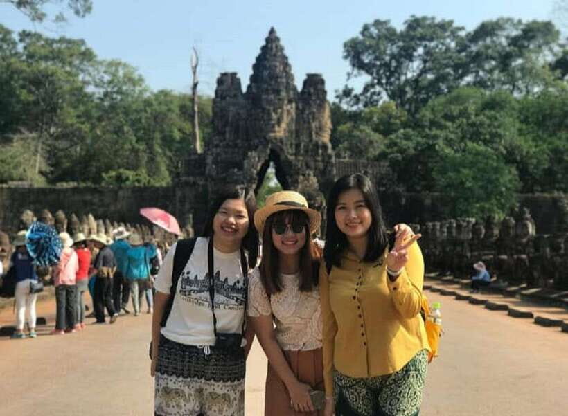 Siem Reap Angkor Wat Sunrise Explore The Most Iconic Temples - Tonle Om Gate: the big entrance that finishes the day cleanly