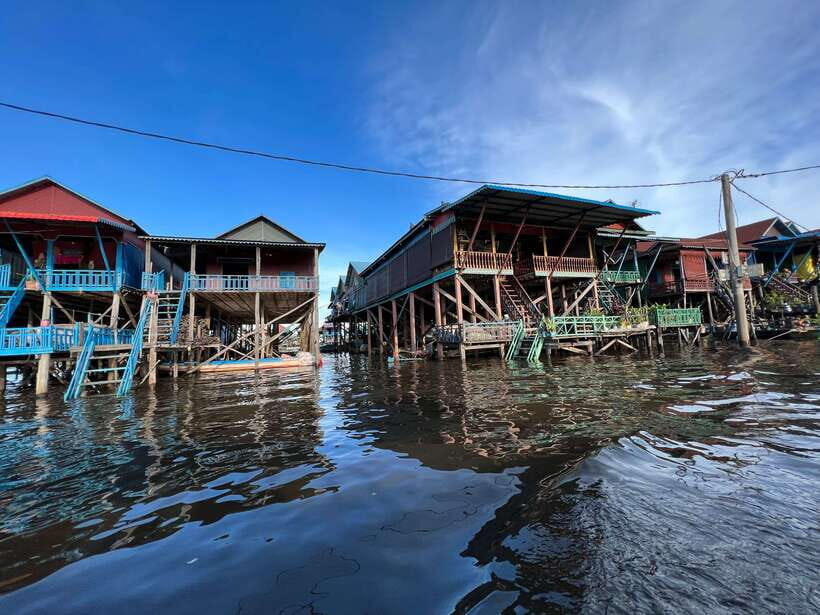 Siem Reap: Kulen Mountain, Beng Mealea and Tonle Sap Tour - Kampong Phluk and Tonlé Sap: stilt houses, mangroves, and sunset water