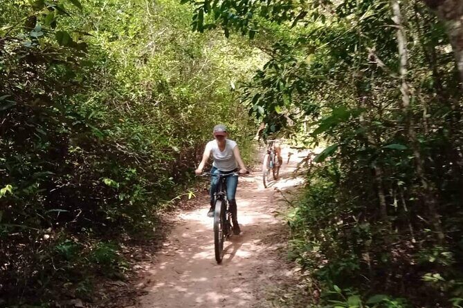Sunset or sunrise bicycle tour around Angkor Wat and nearby temples - Stop 2: Angkor Thom and the South Gate to Bayon center