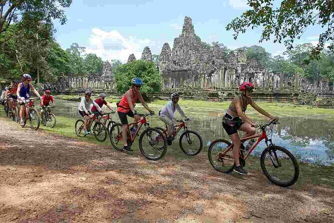Sunset or sunrise bicycle tour around Angkor Wat and nearby temples - Stop 6 (sunset option): Phnom Bakheng’s big look back at Angkor Wat
