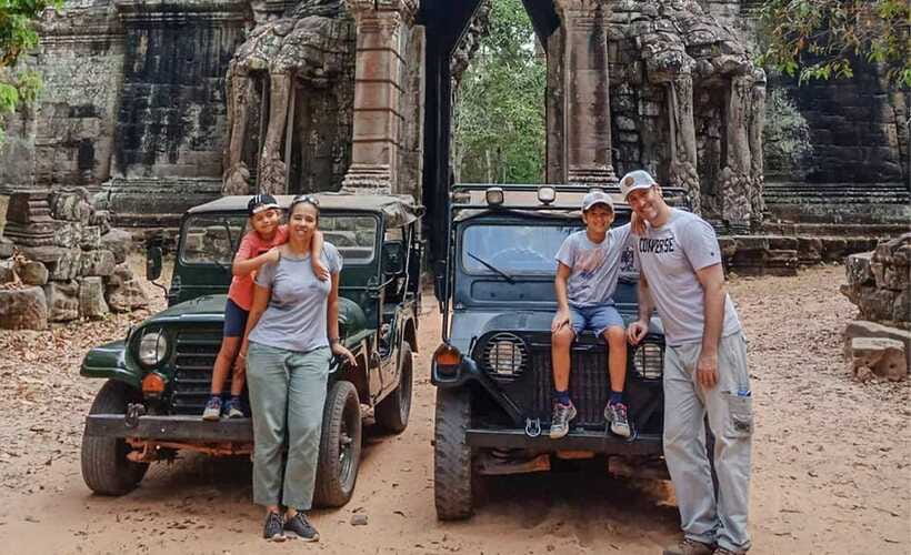 Angkor Wat: Guided Jeep Tour Inclusive lunch at local house - Lunch at a local house, plus community time