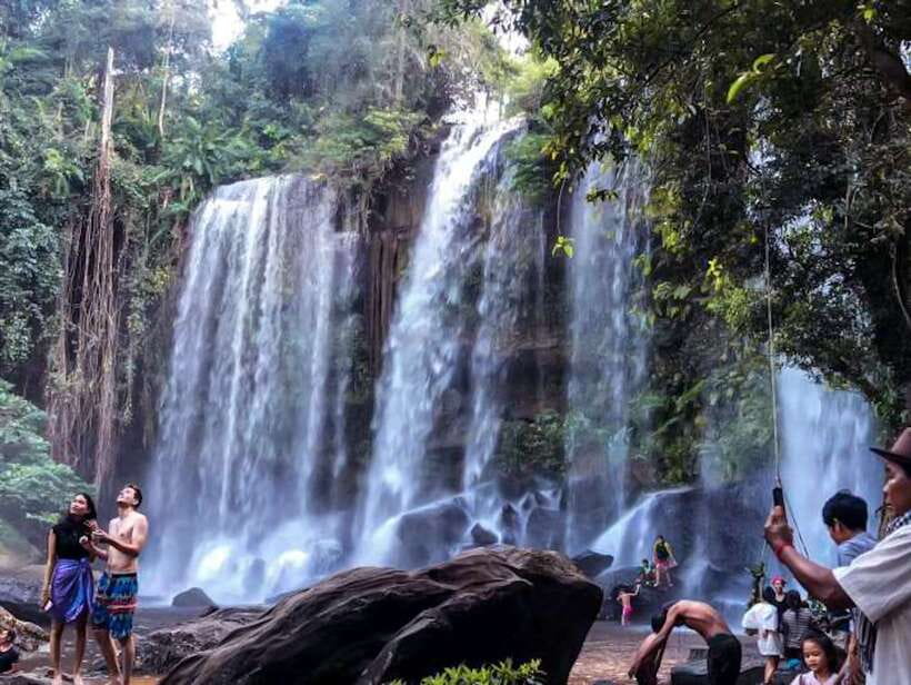 From Siem Reap: Guided Kulen Waterfall Tour - Riverside Archaeology at the 1000 Lingas Site