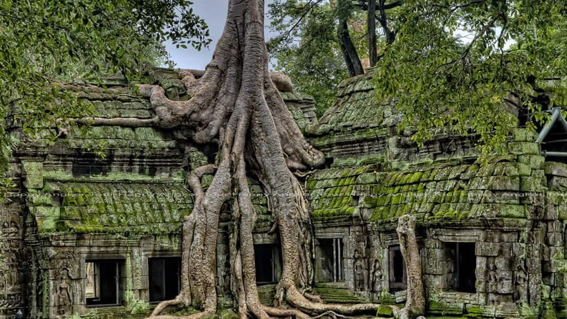 Full-Day Angkor Wat Sunrise and Sunset Private Tour - Angkor Thom and Bayon’s 196 faces: the center of the city