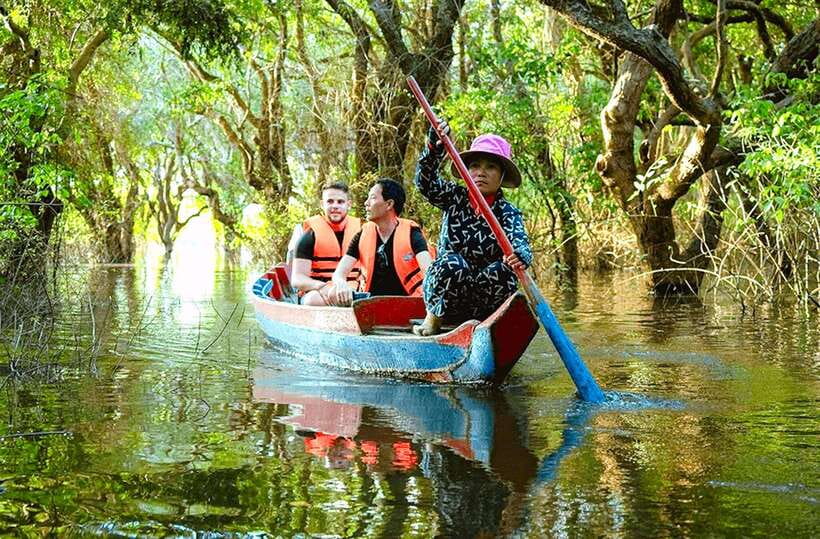 Siem Reap: Half-Day Kampong Phluk with Sunset, Boat & Guide - From Siem Reap pickup to Tonle Sap: the half-day flow